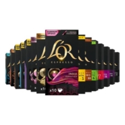 【新效期】进口Lor胶囊咖啡1盒/10粒黑咖啡 适配nespresso 咖啡机