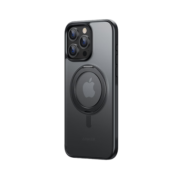 Anker安克支点壳苹果15promax手机壳iphone14pro支架壳超强磁吸旋转支架磨砂不发黄 【磨砂黑-苹果15 Pro】超强磁吸|旋转支架