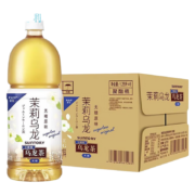 PLUS会员：SUNTORY 三得利 无糖 茉莉乌龙茶饮料 1.25L*6瓶 整箱