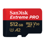闪迪（SanDisk）A2 512GB TF（MicroSD）存储卡 V30 U3 4K至尊超极速移动版内存卡 读速200MB/s 写速140MB/s