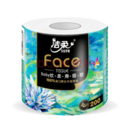 洁柔卷纸 加厚4层200g卫生纸*27卷 油画Face 柔滑细韧 环保易降解