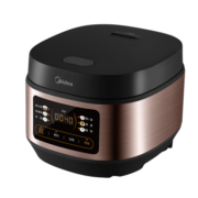 美的（Midea）电饭煲 家用电饭锅 多功能 24小时预约 微压 多功能 煲汤煮米饭  2-6人 【玫瑰金色|3L】数字显示屏