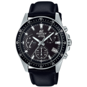卡西欧（CASIO） 【全国联保】三眼皮带钢带商务休闲简约石英表学生男表MTH-5001 EFV-540L-1A
