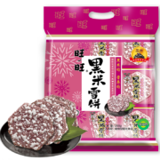 PLUS会员、需首单礼金：旺旺 黑米雪饼  原味 258g