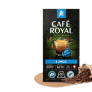 芮耀（CAFE ROYAL）大杯咖啡胶囊10颗Nespresso阿拉比卡豆中浅烘焙瑞士进口雀巢通用