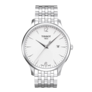 天梭(TISSOT)瑞士手表 经典俊雅系列钢带石英男士休闲时尚腕表送男友T063.610.11.037.00