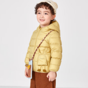 20点！BALABALA巴拉巴拉  儿童保暖连帽羽绒服