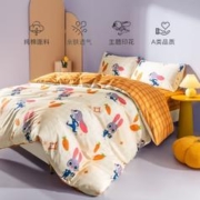88VIP会员：Disney 迪士尼 纯棉四件套A类床单被套床笠全棉床上用品学生宿舍三件套 1件装