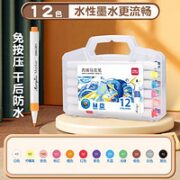 deli 得力 丙烯马克笔 12色