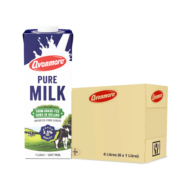 艾恩摩尔（AVONMORE）爱尔兰进口3.5g蛋白质草饲全脂高钙纯牛奶1L*6盒整箱