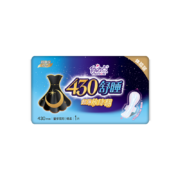 PLUS会员、概率券：自由点 超薄舒睡超长夜用卫生巾 430mm 1片体验装