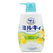 牛乳石碱（COW）滋润保湿沐浴露 柚子味 550ml 日本进口沐浴乳 滋润肌肤 绵密泡泡