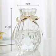 易囍艺花瓶透明15CM  中等 .