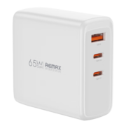 remax氮化镓充电器套装65W双Type-C多口快充头适用苹果15华为Mate60Pro小米三星手机macbook笔记本电脑
