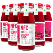 爱樱维 NFC纯樱桃汁绿色食品A级非浓缩还原鲜榨车厘子汁山东特产健康礼 180ml×6