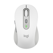 罗技（Logitech）M750M 通用版鼠标 无线鼠标 静音鼠标 对称鼠标 白色 带Logi Bolt USB接收器