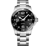 浪琴(Longines)瑞士手表 康卡斯潜水系列 机械钢带男表 L37824566