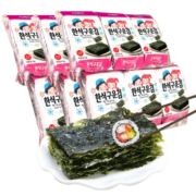 Zek韩国进口 经典原味海苔组合 即食儿童休闲零食 中秋大礼包5g*18包