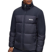 BOSS Hugo Boss 雨果·博斯 J_hamar 男士防泼水连帽羽绒服 50497558