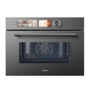 美的（Midea）微霸 R6蒸烤箱一体机嵌入式微蒸烤炸4合1 50L大容量双彩屏家用蒸烤箱 搪瓷内胆健康脱脂  微蒸烤炸 【行业领航】脱脂微蒸烤炸