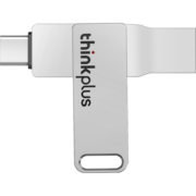 thinkplus USB-C&USB3.2双接口旋转闪存盘优盘U盘 MU90【128G】银色