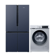 20点开始、PLUS会员：SIEMENS 西门子 605升大容量冰箱+10KG智能洗 变频冰洗套装K56L56CMEC+WG52A108AW
