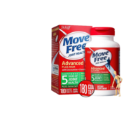 Move Free氨糖软骨素维骨力美国进口MSM加钙片 美国进口盐酸氨基葡萄糖成人中老年 【绿瓶120粒】缓解关节痛 效期25年9月左右
