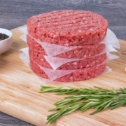 Thomas Farms 托姆仕牧场 澳洲谷饲安格斯牛肉饼 500g（5片）冷冻生鲜 无淀粉早餐汉堡饼
