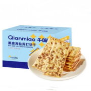 再降价、PLUS会员、概率劵：千喵 黑麦海盐苏打饼干 1500g