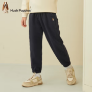 Hush Puppies 暇步士 儿童简约时尚加绒长裤