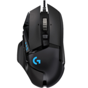 罗技（G）G502 HERO主宰者游戏鼠标有线鼠标电竞宏编程RGB灯光fps吃鸡鼠标lol送男友 G502HERO 主宰者
