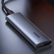 plus会员：绿联 2.5英寸 SATA移动硬盘盒 USB 3.0 Type-C CM400