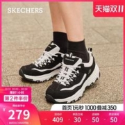 SKECHERS 斯凯奇 黑白熊秋季女鞋老爹鞋增高休闲鞋时尚运动鞋熊猫鞋