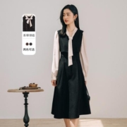 补贴购：INMAN 茵曼 F1813822HM456 女士连衣裙 S