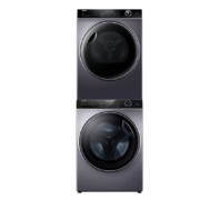 双11预售，31日20点，PLUS会员：plus会员：Haier 海尔 纤美系列 XQG100-BD14176LU1+HBNS100-FQ176U1 双擎热泵式洗烘套装