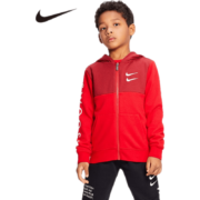 NIKE 耐克 春秋儿童开衫连帽卫衣 学院红 110/52(4)