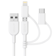ANKERAnker安克 MFi认证Type-C苹果安卓数据线三合一 iPhone/华为/小米/荣耀/OPPO手机通用快充充电线