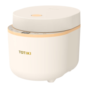 拓几（TOTIKI） 迷你智能电饭煲多功能小型容量便携家用不粘锅婴儿宿舍旅行预约保温 0.8L大金涂层内胆（糖果黄）