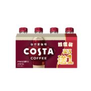 可口可乐（Coca-Cola）COSTA咖世家醇正拿铁浓咖啡饮料3+1超值装+凑单
