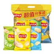 Lay's 乐事 plus会员：乐事（Lay's）组合包(原味+黄瓜+青柠) 70克*3包 零食大礼包六一礼包
