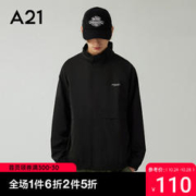 A21 男装宽松立领长袖风衣2023秋季新款运动衣服潮牌男士休闲外套