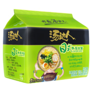 PLUS会员：统一 方便面 汤达人 日式豚骨味方便面 五连包 125g*5袋*6件