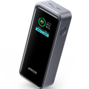 Anker安克 130W大功率双向快充12000毫安时三口大容量充电宝 智能屏显可上飞机适用苹果华为笔记本电脑平板