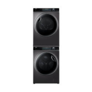 双11预售、PLUS会员：Haier 海尔 纤美系列 XQG100-BD14176LU1+HBNS100-FQ176U1 热泵式洗烘套装