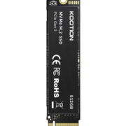 KOOTION酷霄 SSD固态硬盘m.2（NVMe协议）PCIe3.0x4长江颗粒内置台式笔记本1t 【512G】X15-PCle3.0 | TLC颗粒