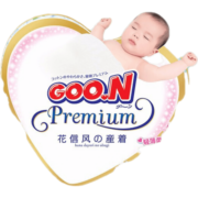 大王 GOO.N 婴儿尿裤花信风纸尿裤婴儿宝宝纸尿裤  环贴纸尿裤NB90(小于5KG)