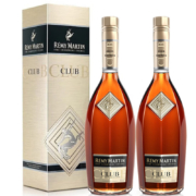 人头马（Remy Martin）CLUB优质香槟区干邑白兰地 700ML*2