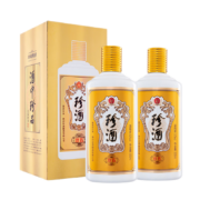 PLUS会员：珍酒贵州 金版珍五 53度酱香型白酒 500ml*2瓶（双支装）