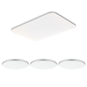 闭眼买、预售、PLUS会员：Yeelight 易来 灵犀系列 YLXD56YL LED吸顶灯套装 三室一厅A 银白色 智能款