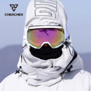CHERCHER 清哲 滑雪镜双层防雾眼镜成人高清大视野护目镜双曲面CAPRI